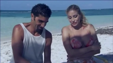 Italian Pornstar Vittoria Screwed By Two Sailors On Beach